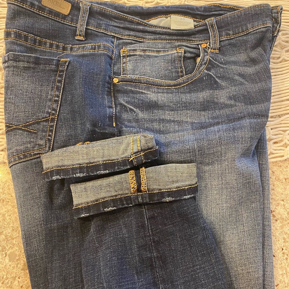 BKE Payton Mid-Rise Ankle Skinny - size 33